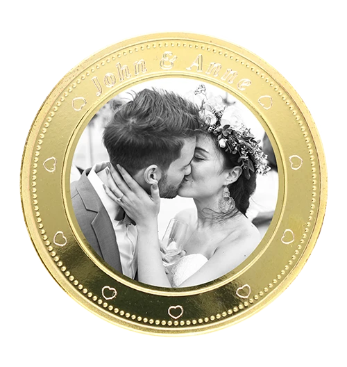 Regalo per matrimonio - stampa di monete